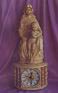 clock " Madonna ", wood